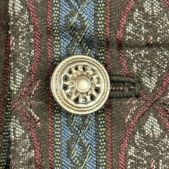 Vtg WAH Maker Vest Mens XL Cowboy Frontier Clothing Rodeo USA Western - Picture 2 of 10